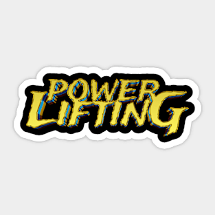 Powerlifting - power type Sticker